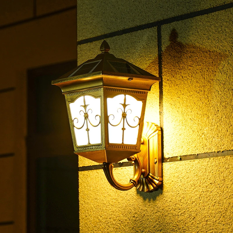 태양광 충전식 방수 벽등 - 테라스, 정원, 빌라용 - - Outdoor Lighting Waterproof 리뷰 및 가격