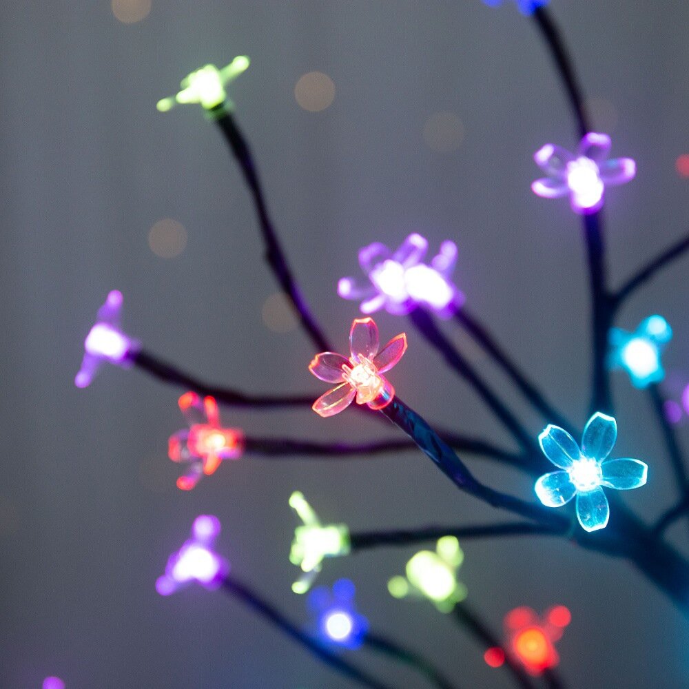 1/2PC 20LED 벚꽃 나무 가지 조명 실내외 홈  - Outdoor Lighting Effects 리뷰 및 가격
